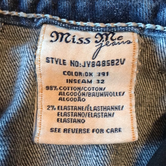 Miss Me Bootcut Jeans 32 (juniors 11) - Picture 11 of 11